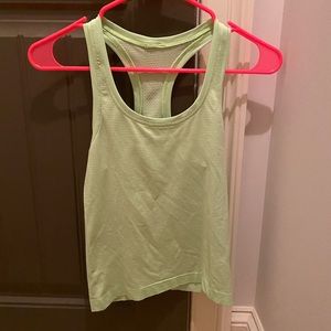 NEON GREEN Lululemon tank top size 2